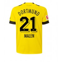 Borussia Dortmund Donyell Malen #21 Fußballbekleidung Heimtrikot 2022-23 Kurzarm